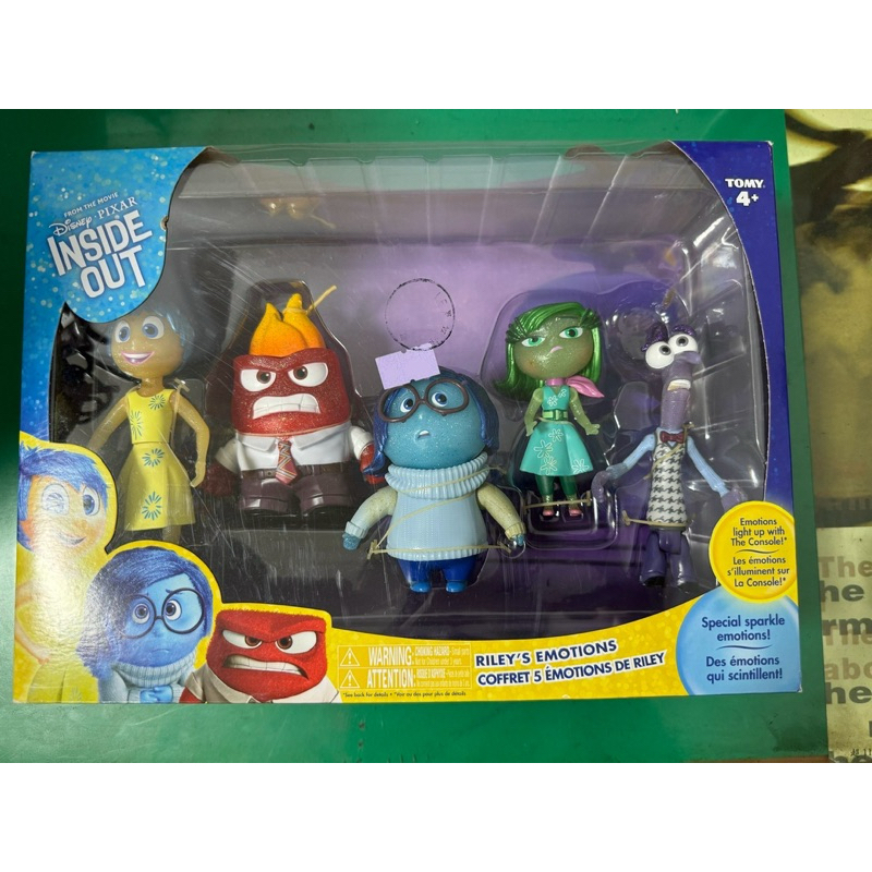 全新 日本 Tomy 迪士尼 皮克斯 腦筋急轉彎 Inside Out造型人偶可動公仔5款 樂樂 怒怒 厭厭 憂憂 驚驚 | 蝦皮購物