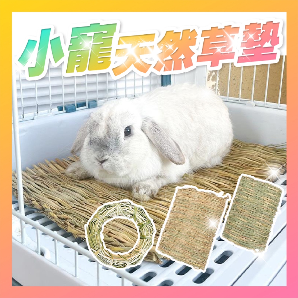 小寵編織草墊 兔子草墊 啃咬草墊 磨牙草墊 牧草 編織草環 草墊 兔子磨牙 小寵草環 編織草墊 稻草墊 草環【寵生活】 | 蝦皮購物
