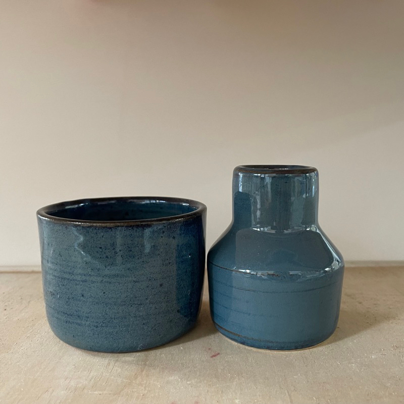 工作室配方釉 「海藍釉」 近似海參釉 穩定釉料 | 蝦皮購物
