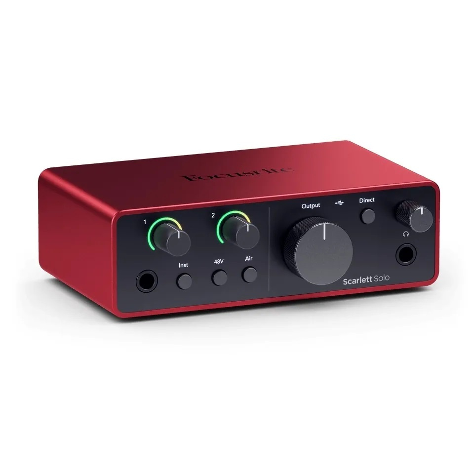 現貨秒出三年保固】Focusrite Scarlett Solo 4th Gen USB 第四代錄音