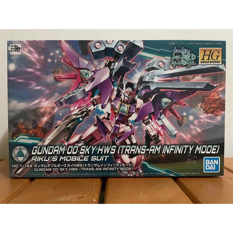 HG CUNDAM OO SKY HWS 天翔型 (TRANS-AM INFINITY MODE) | 蝦皮購物