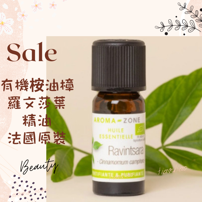 現貨 有機桉油樟 羅文莎葉精油 法國原裝 aromazone AROMA ZONE ravintsara AZ 蝦皮購物