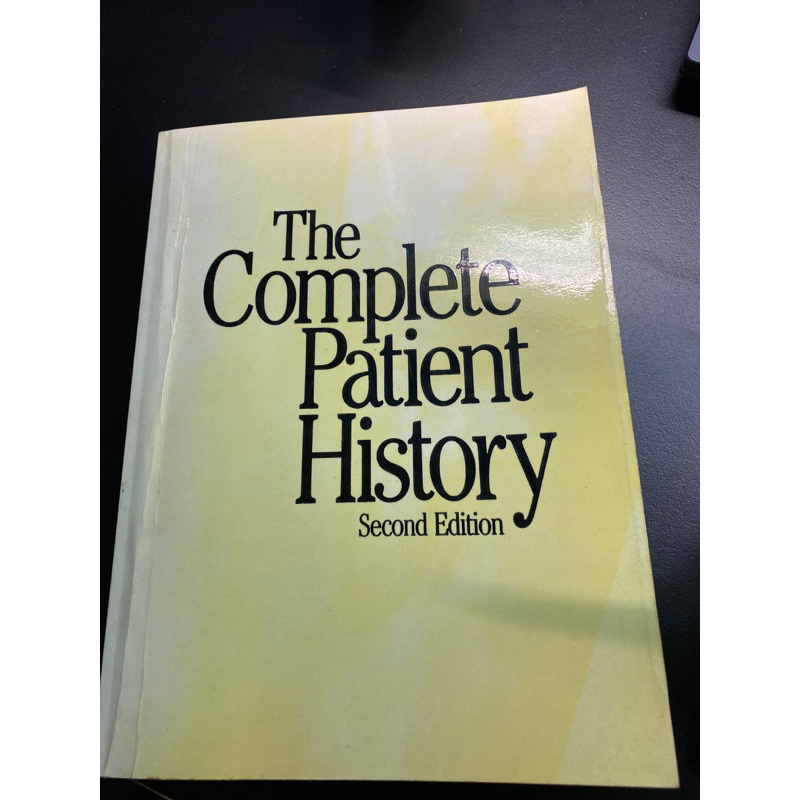 The Complete Patient History(second edition) | 蝦皮購物