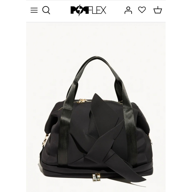 [九成九新] Popflex 歐美潮牌 Gym Bag 運動包 防水鞋袋 Belladonna Duffle 黑色瑜珈墊 蝦皮購物