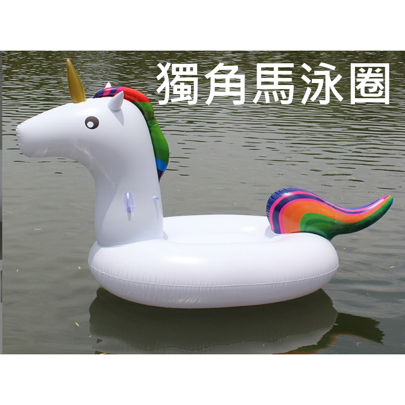 網美必備 獨角獸浮排 彩虹 獨角獸 獨角馬 造型 水上 泳池 造型充氣坐騎 充氣浮排 泳圈 浮排泳圈 | 蝦皮購物