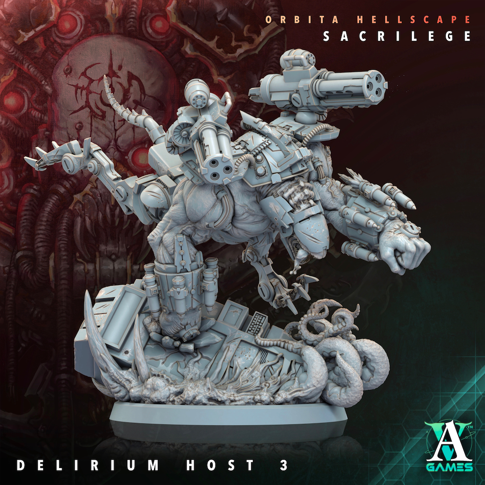 Tazo工坊[AVG] 讖妄宿主 pose3Delirium Host pose3 3D列印模型OHS | 蝦皮購物