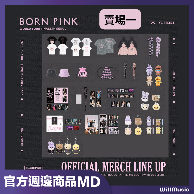 微音樂💃部分有貨【賣場一】官方週邊商品BLACKPINK WORLD TOUR BORN