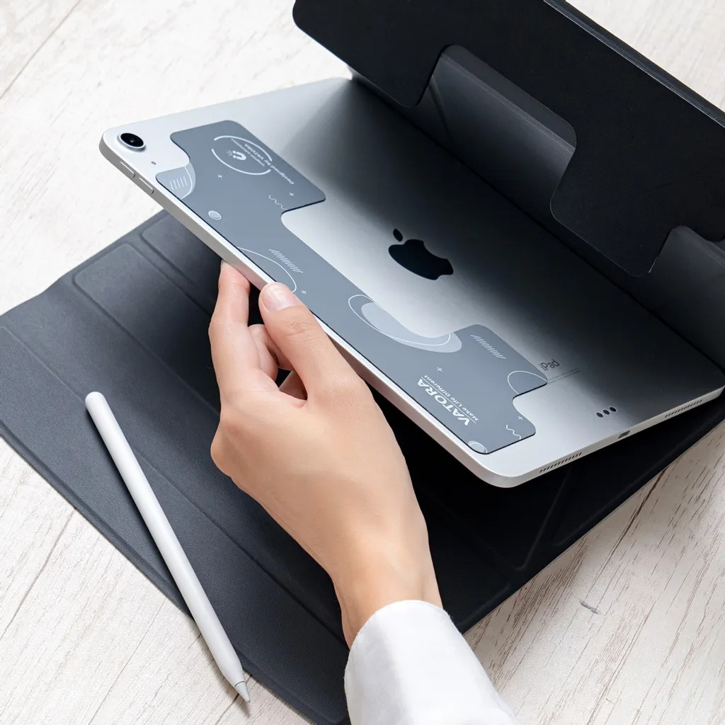 Vatora Fly 磁吸飛行 iPad 9.7 ~ 11吋 多角度保護套, 米蘭白