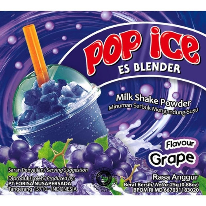 POP ICE ES BLENDER ANEKA RASA 10 X 23g | 蝦皮購物