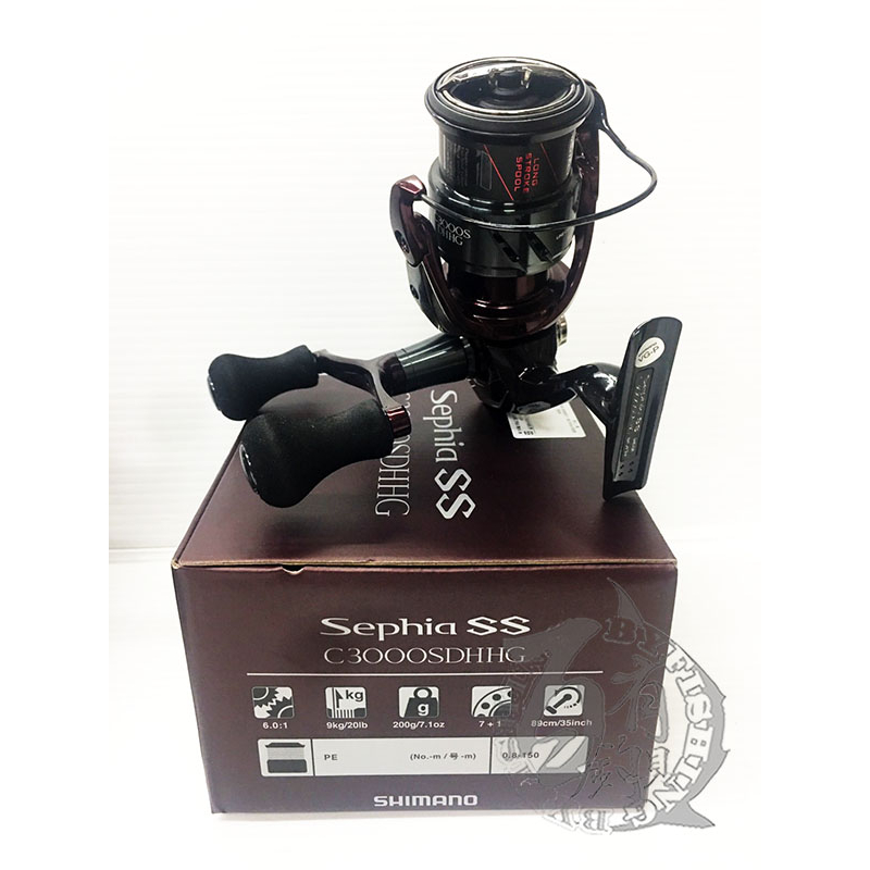◎百有釣具◎SHIMANO 23 SEPHIA SS C3000SDH/C3000SDHHG雙把餌木軟絲紡