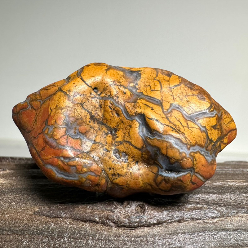 【超珍品】戈壁瑪瑙 内蒙古阿拉善 銀根草花瑪瑙・2・9ｇ（中国産鉱物標本） ✨戈壁瑪瑙阿拉善✨(Alashan rocks) ~來自中國內蒙古– 錢晶礦
