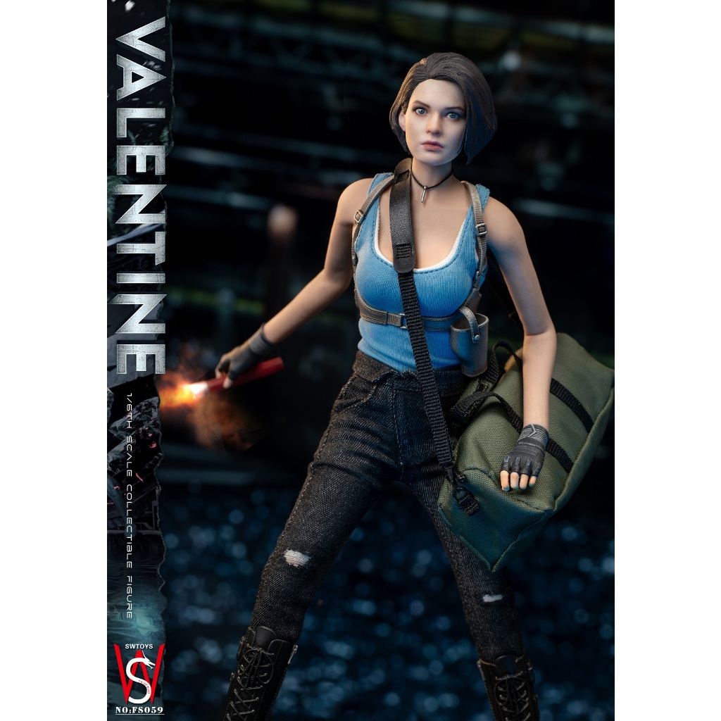 全新SWTOYS – FS059 – 惡靈古堡1/6比例吉爾瓦倫丁Jill Valentine