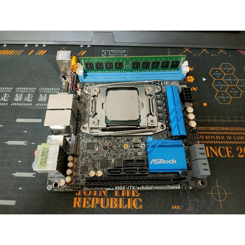 asrock X99Eitx/ac itx主板 蝦皮購物