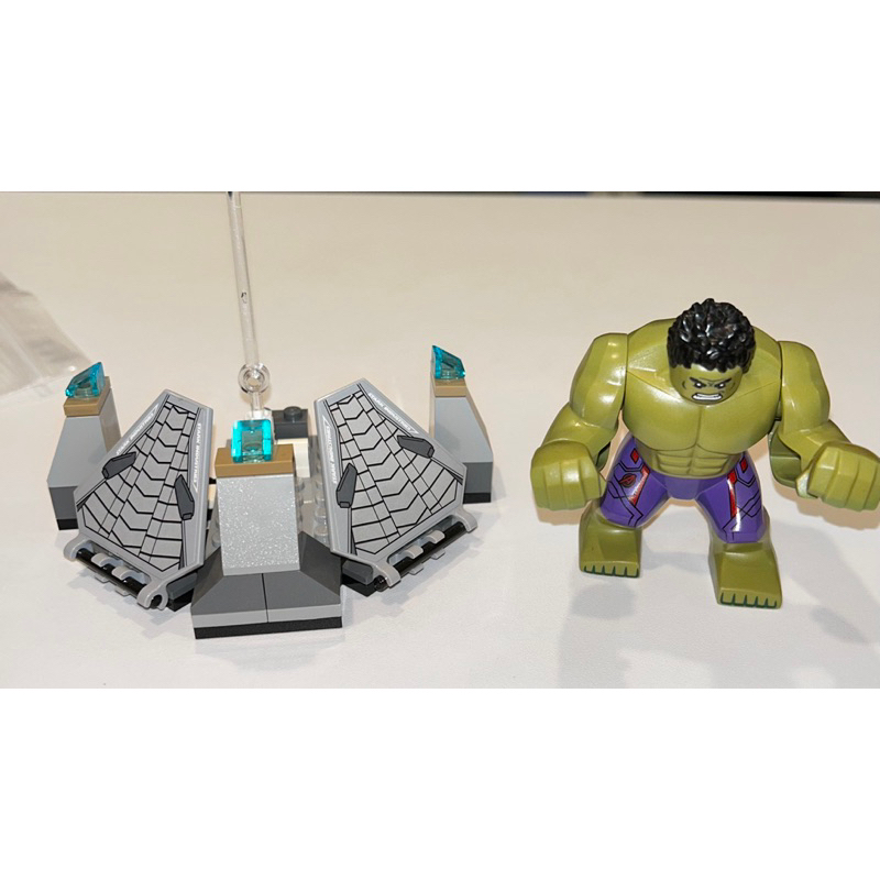 正版Lego 76031 反浩克裝甲 盒組拆出 防塵盒擺設 9.9成新以上 近全新 浩克+地台 如圖所示 夾鏈袋裝 | 蝦皮購物