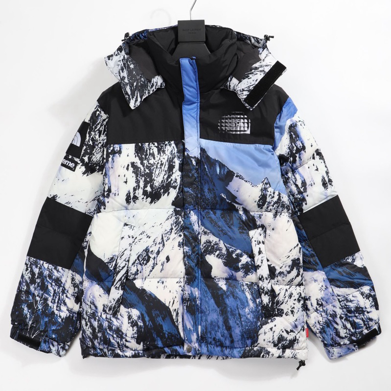 至尊x 北麵18SS 聯名Mountain Parka 經典雪山羽絨服羽絨外套| 蝦皮購物