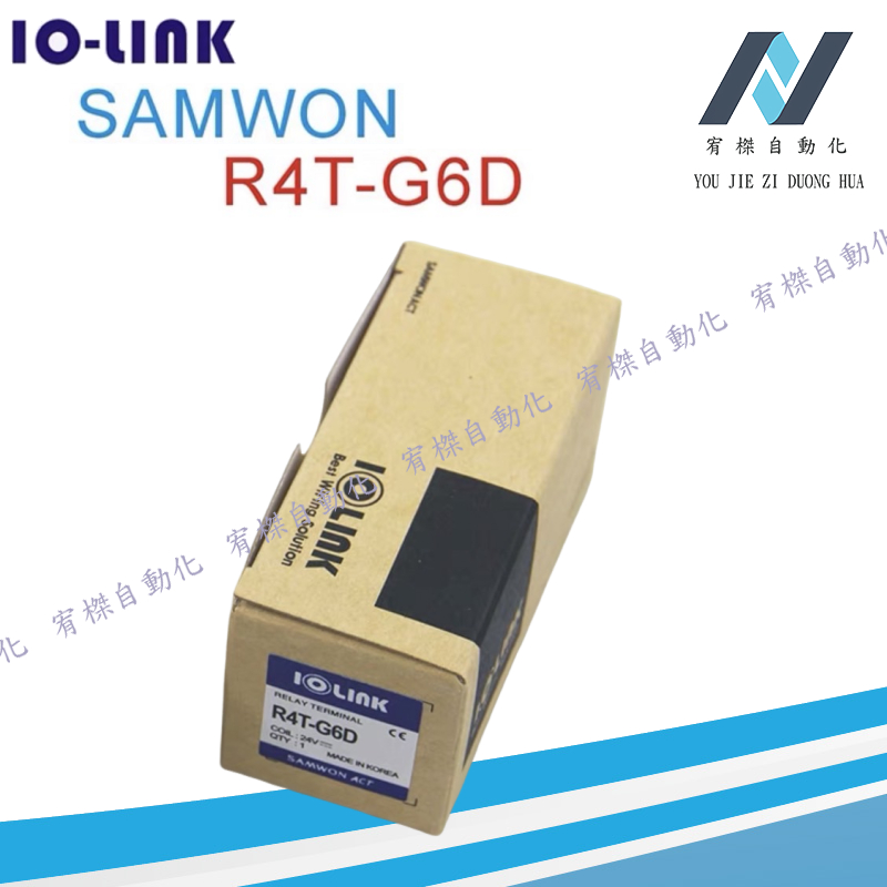 SAMWON韓國三元IOLINK四點RELAY端子台R4T-G6D/R4T-16P-S 24VDC繼電器模組 | 蝦皮購物