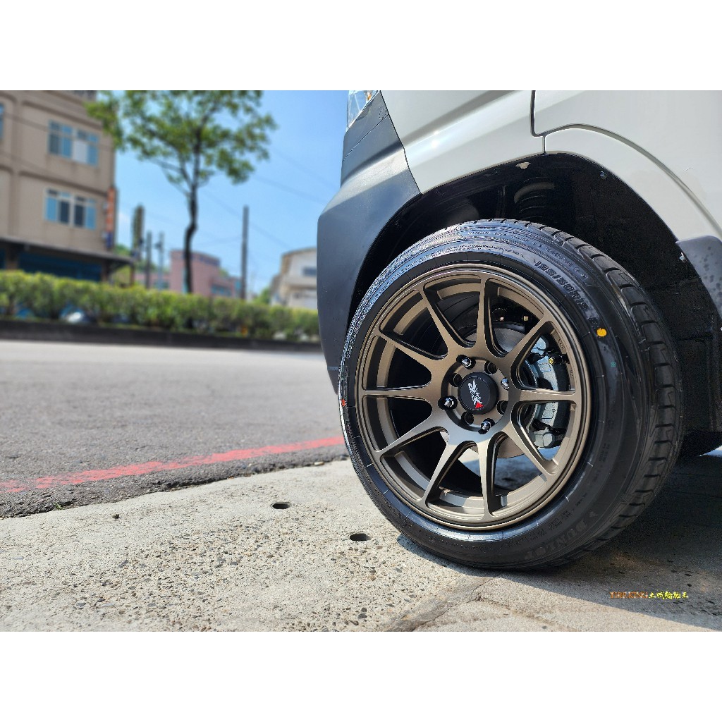 限量正XXR527 15吋鋁圈古銅4/100 4/114.3 5/114.3 TOWN ACE 菱利內凹大