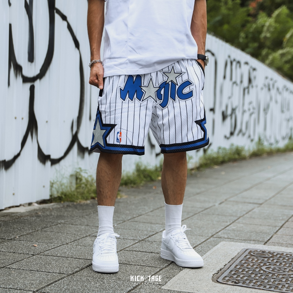 JUST DON x Mitchell & Ness M&N NBA SHORT 白魔術短褲【MNJD-SH38B