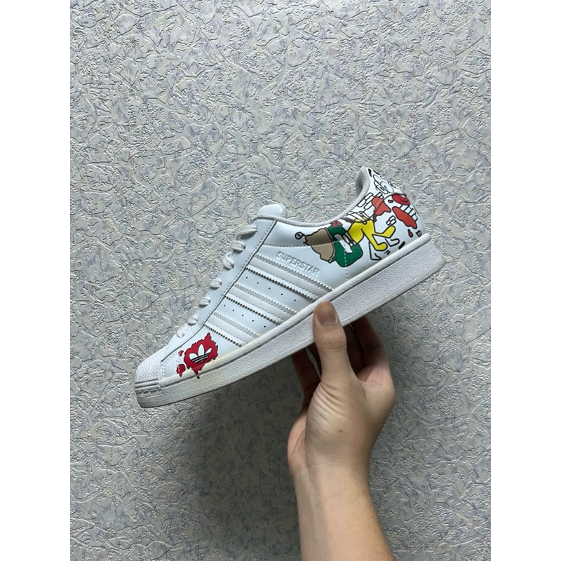 adidas休閒鞋superstar 板鞋 穿搭鞋 白鞋 | 蝦皮購物