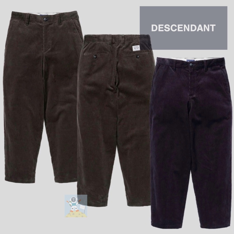 DESCENDANT 23AW DC-6 GDT CORDUROY TROUSERS 長褲休閒褲| 蝦皮購物