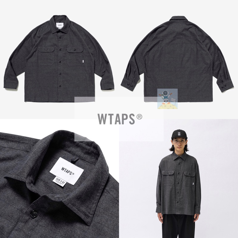 WTAPS 23AW DECK 01 / LS / COTTON. TWILL. TEXTILE 長袖襯衫 外套