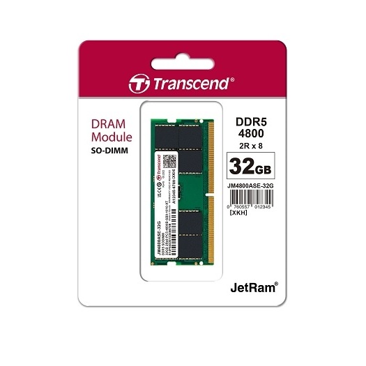 全新現貨含發票Transcend 創見JetRam 16G / 32G DDR5 4800 筆記型記憶