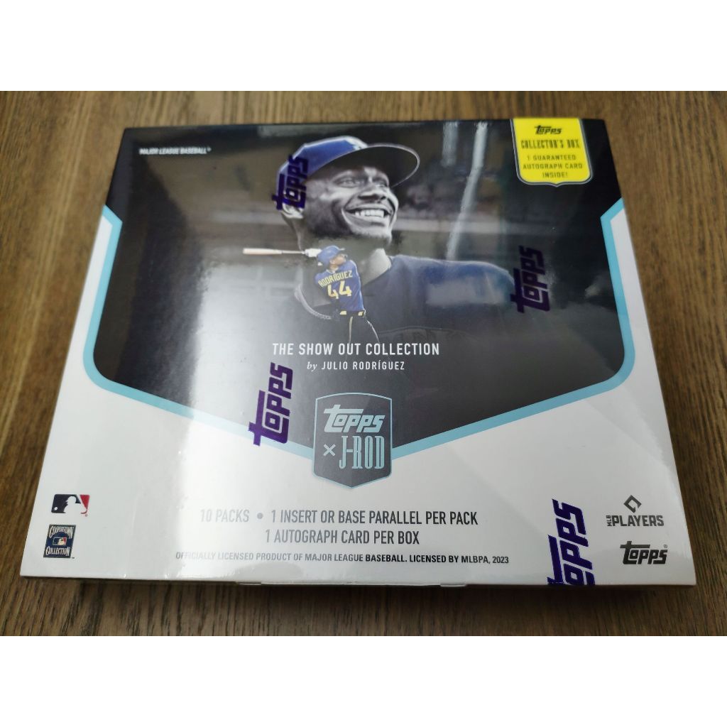 2023 Topps x JRod Julio Rodríguez Collectors Box 卡盒 保證1張簽名 蝦皮購物