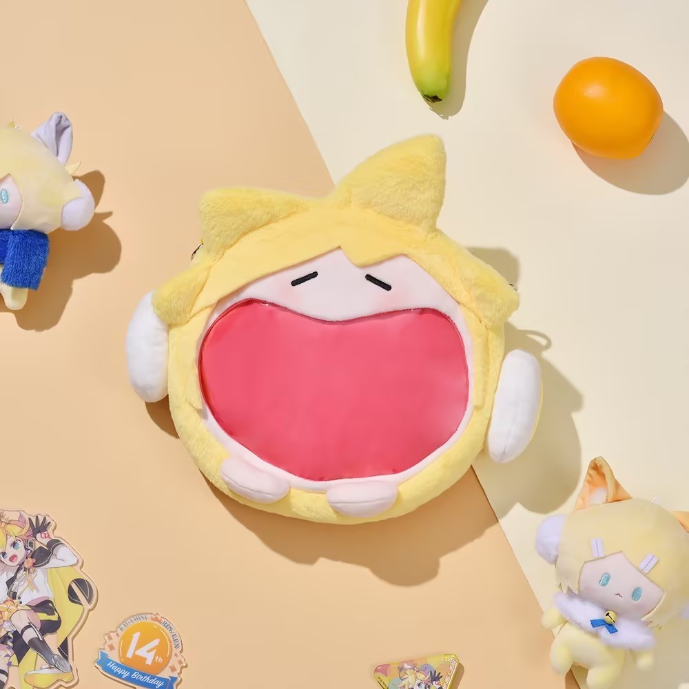 現貨禮物👘 BEMOE 出品B站bilibili 正版鏡音鈴鏡音連初音雙子小嘴單肩