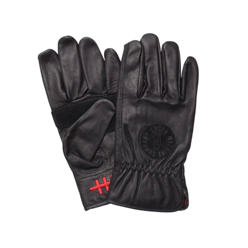 全新 現貨 Loser Machine death grip leather Gloves 皮手套 美式 復古 騎士 | 蝦皮購物