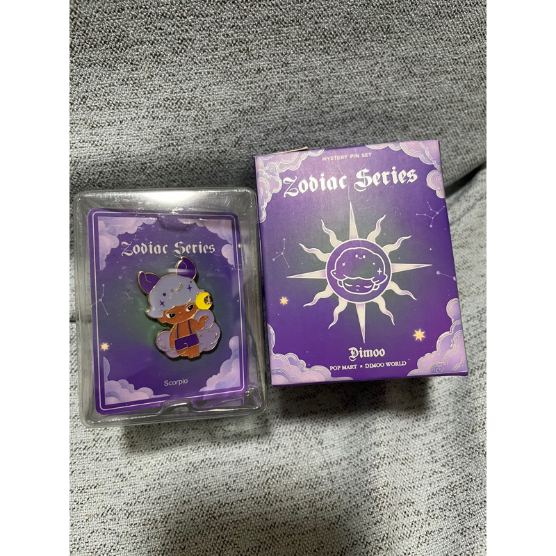 POP MART泡泡瑪特 Dimoo星座系列 徽章盲盒 -天蠍座 | 蝦皮購物