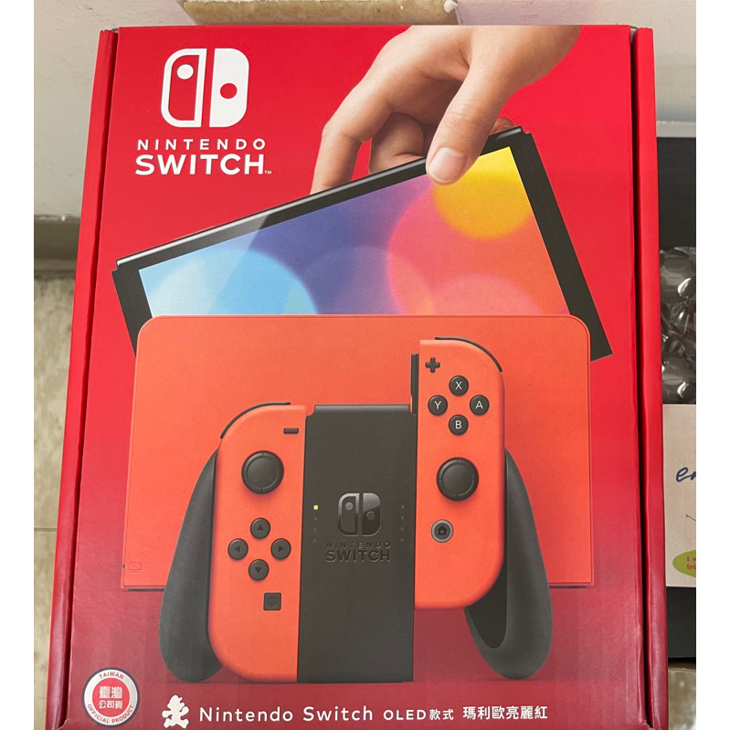 Switch Oled主機 瑪利歐 亮麗紅 特仕機 一年保固 台灣公司貨 [ 全新現貨 ] 蝦皮購物