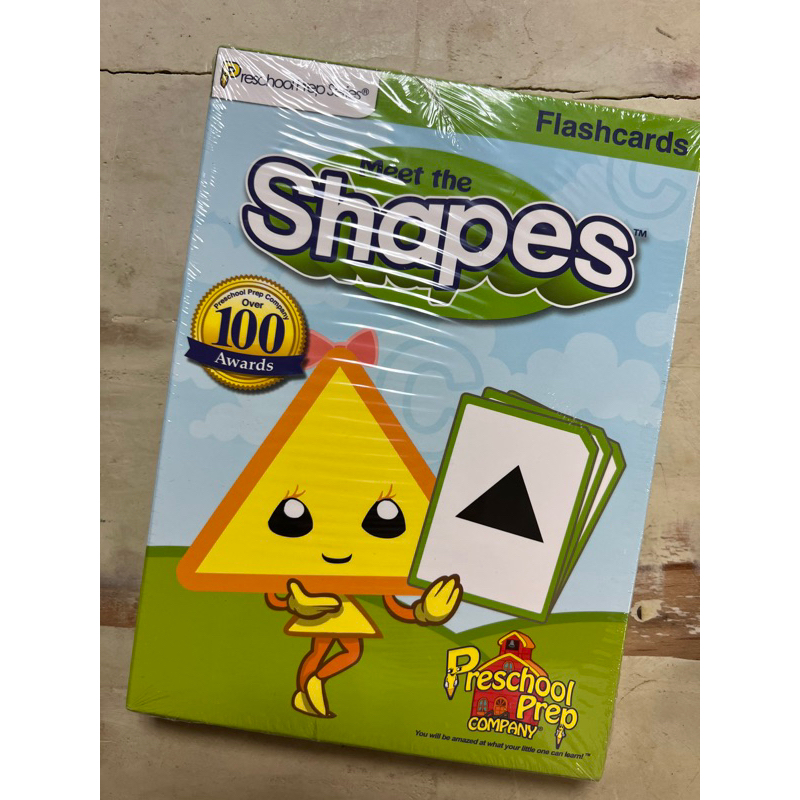 全新Preschool Prep閃卡flashcards-Meet the Colors,Meet the Shapes | 蝦皮購物