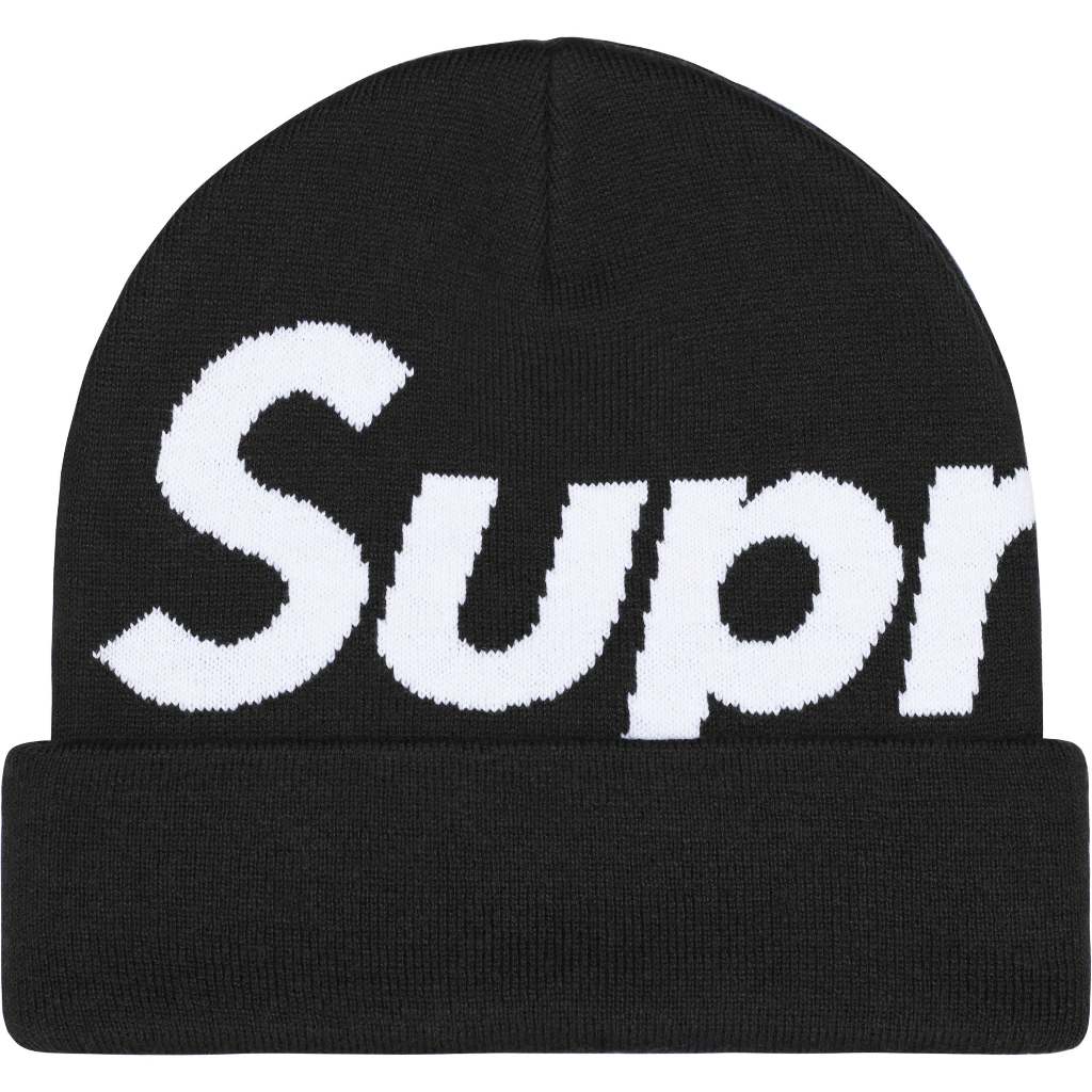 Supreme Old English Printed Beanie Black Old English Printed