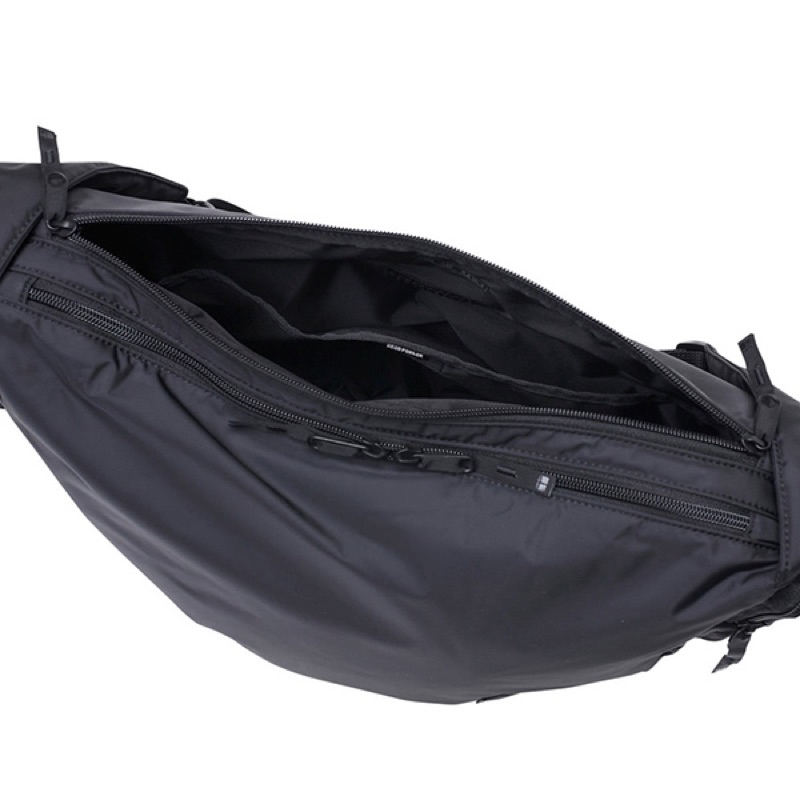 HEAD PORTER BLACK BEAUTY W ZIP SHOULDER BAG 側背包蠶豆包二手