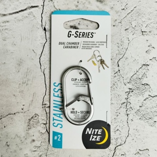 Nite Ize - Z-Series #2 Double Snap Hook - Steel - Silver - ZS2-11