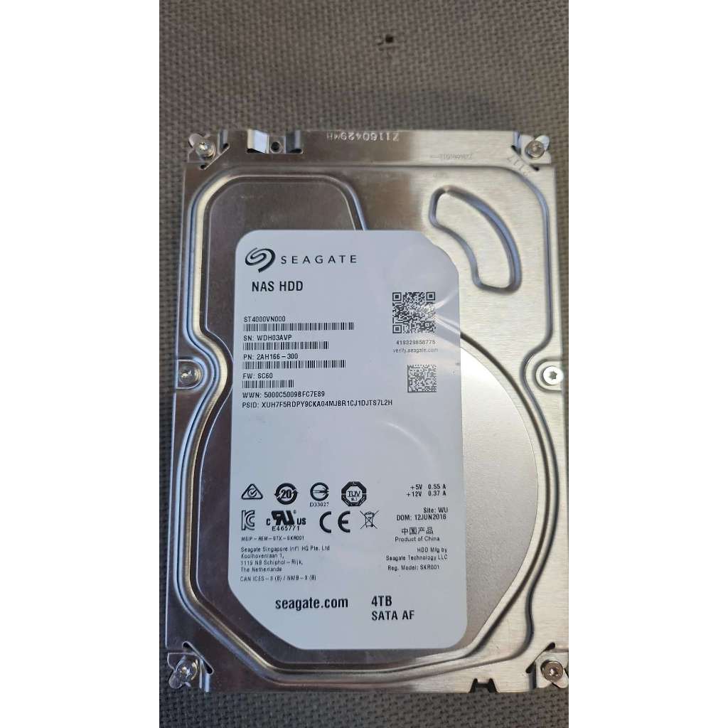 希捷 故障品 4TB 4T 4000GB ST4000VN000 11H616 | 蝦皮購物