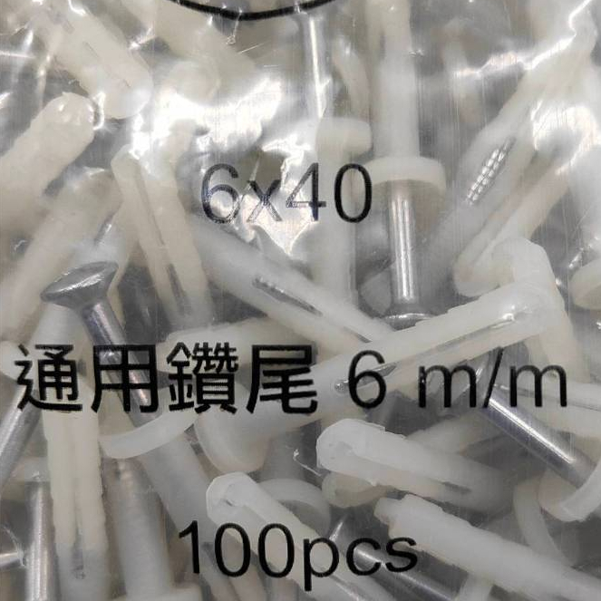 白鐵尼龍釘M5X30 M6X40 快速釘水泥壁栓尼龍釘套膨脹螺栓 尼龍壁虎螺絲 敲擊尼龍安卡錨栓 快速釘 利格釘 牆壁螺 | 蝦皮購物