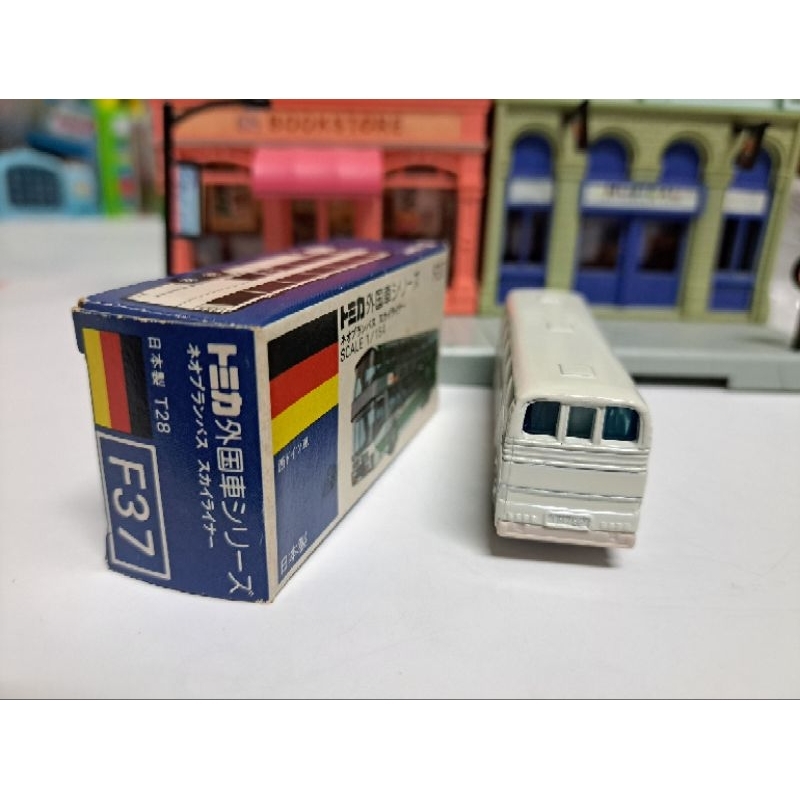Tomica 日製藍盒外國車F37 絕版Neoplan Bus Skyliner 雙層巴士