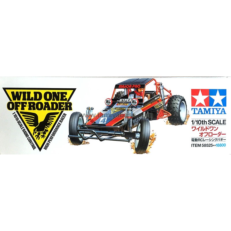 TAMIYA 58525 1:10 RC Wild One Off-Roader - op afstand bestuurbare auto, RC voertuig, modelbouw, bouwpakket, hobby, knutselen, RC off-road