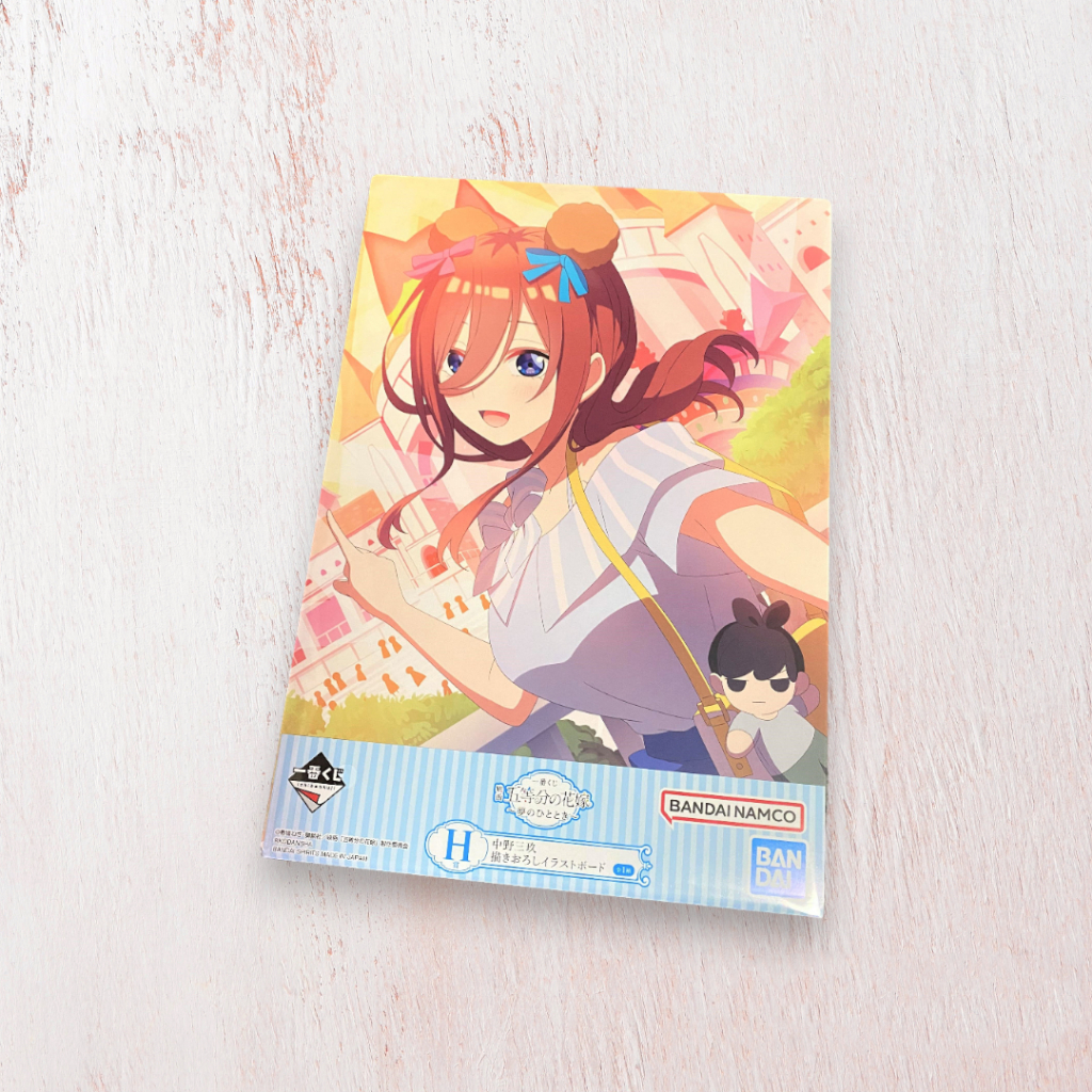 [43小舖] 五等分的新娘 劇場版 一番賞 轉瞬的夢 H賞 三玖 插畫板 畫板 繪板 ( 五等分 中野三玖 | 蝦皮購物
