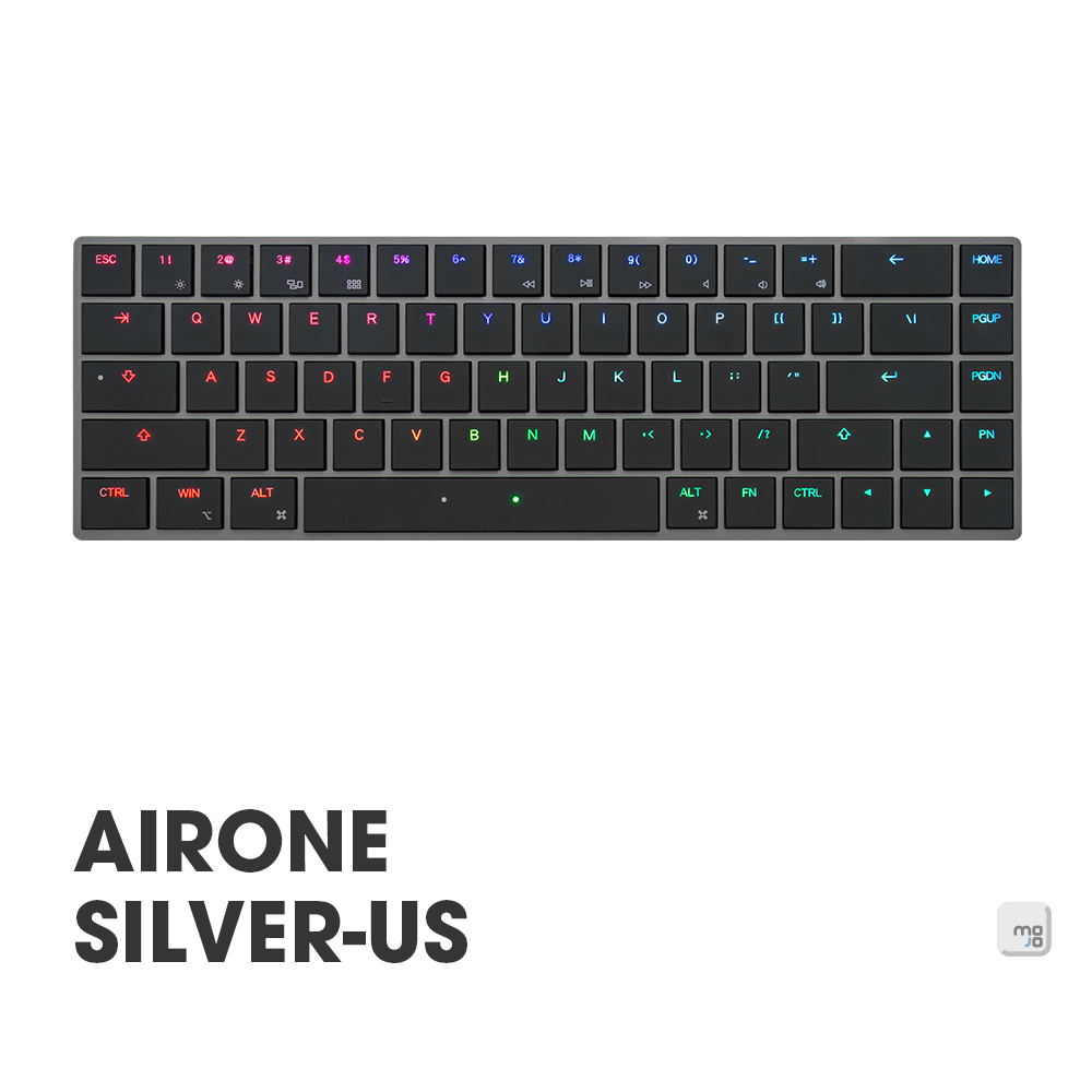 Mistel AIRONE RGB 銀色(Cherry MX ULP)機械鍵盤| 蝦皮購物