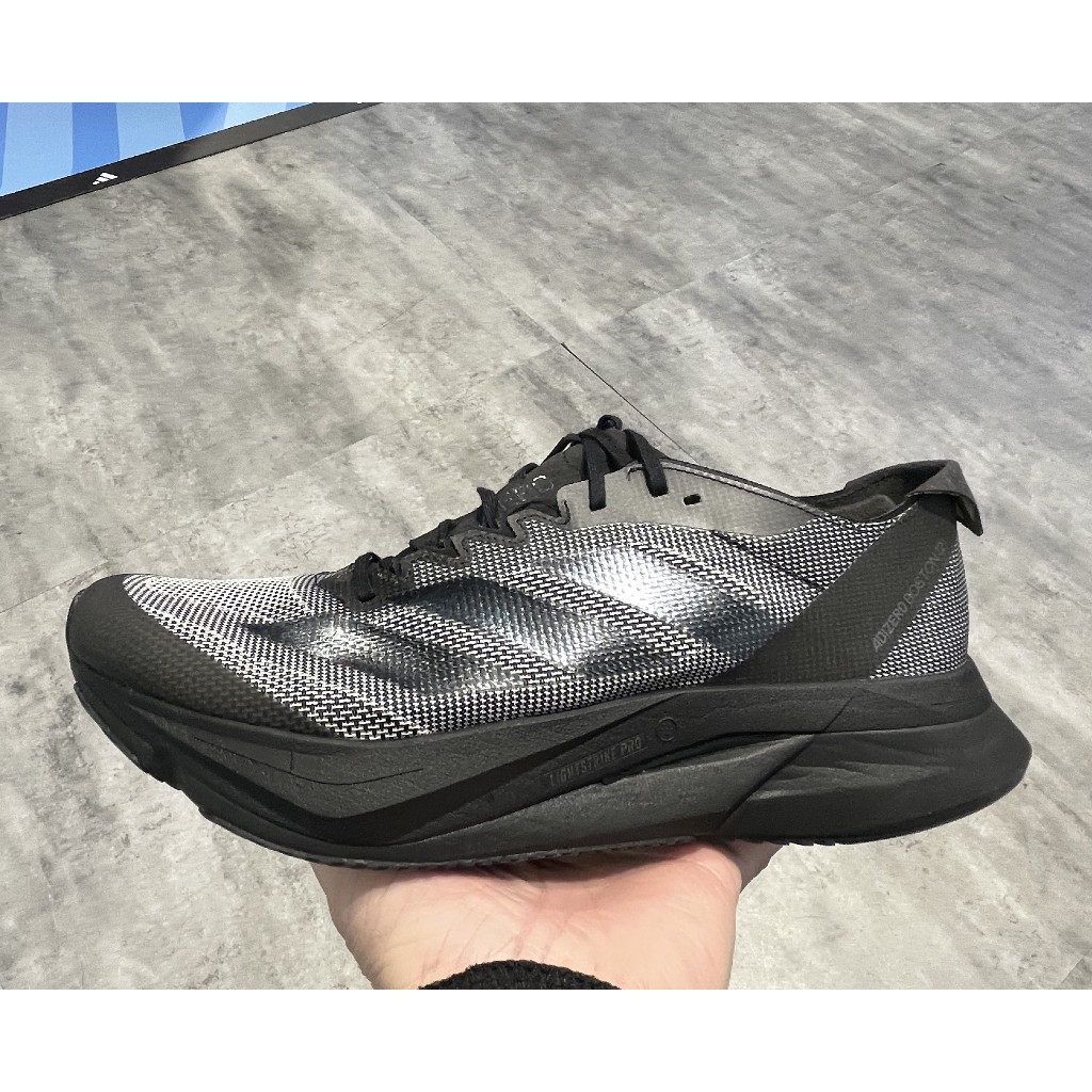【BOBO】ADIDAS ADIZERO BOSTON 12 黑灰 波12 避震慢跑鞋 男 ID5985 | 蝦皮購物