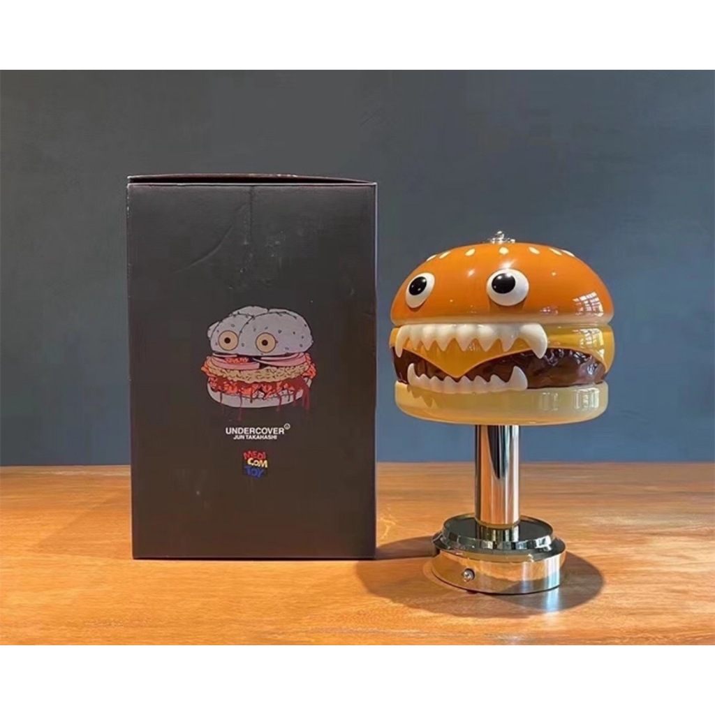 フロアスタンド UNDERCOVER HAMBURGER LAMP BLACK UNDERCOVER × MEDICOM TOY HAMBURGER LAMP