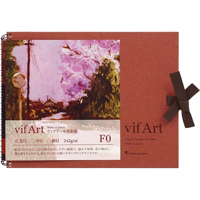 日本 Maruman Vif Art F0 水彩紙 粗目 荒目 S10va 日本製 蝦皮購物