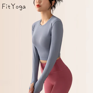 【現貨清倉】（Z4）FitYoga 瑜伽服女長袖 運動跑步速幹健身褲上衣