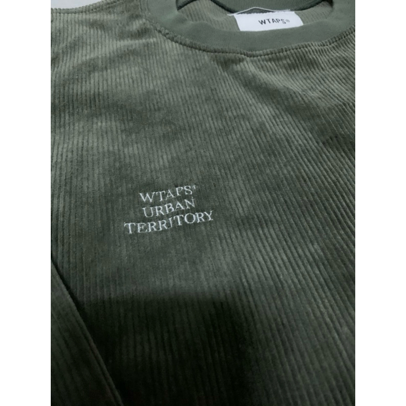 二手WTAPS 22AW SMOCK / LS / COTTON. CORDUROY. WUT 燈芯絨衛衣