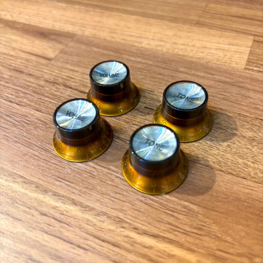 改裝配件｜Gibson適用 復古型旋鈕 音量/Tone鈕 四顆一組 多色可選【世品樂器】 | 蝦皮購物