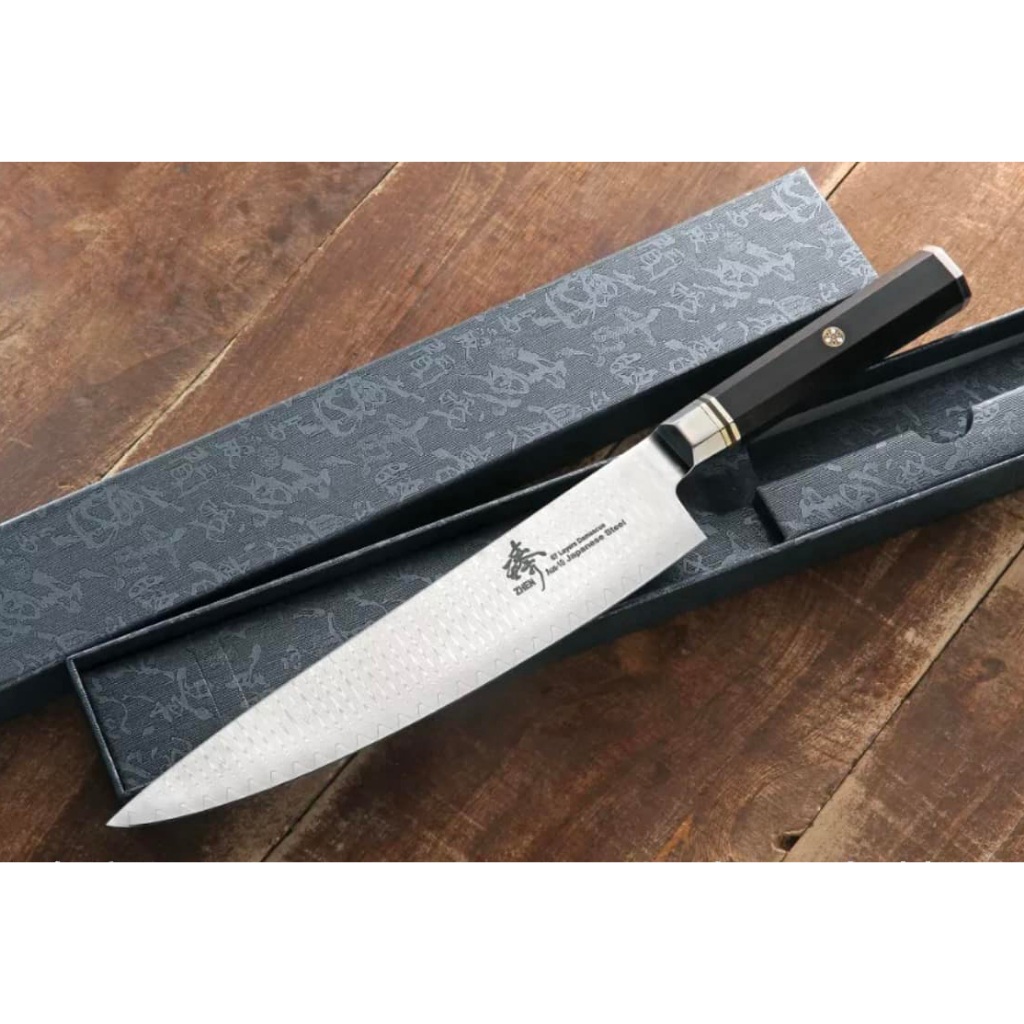 瑞棋精品名刀】ZHEN臻DKC88-2B 日本67層水波紋大馬鋼240mm 日式八角柄