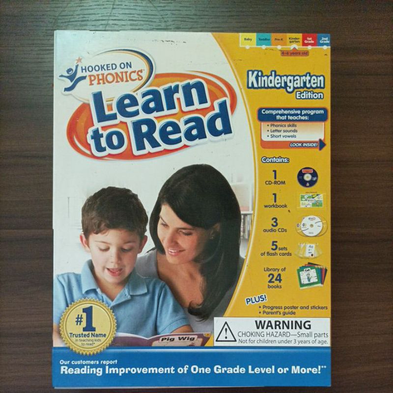 Hook on phonics learn to read kindergarten 