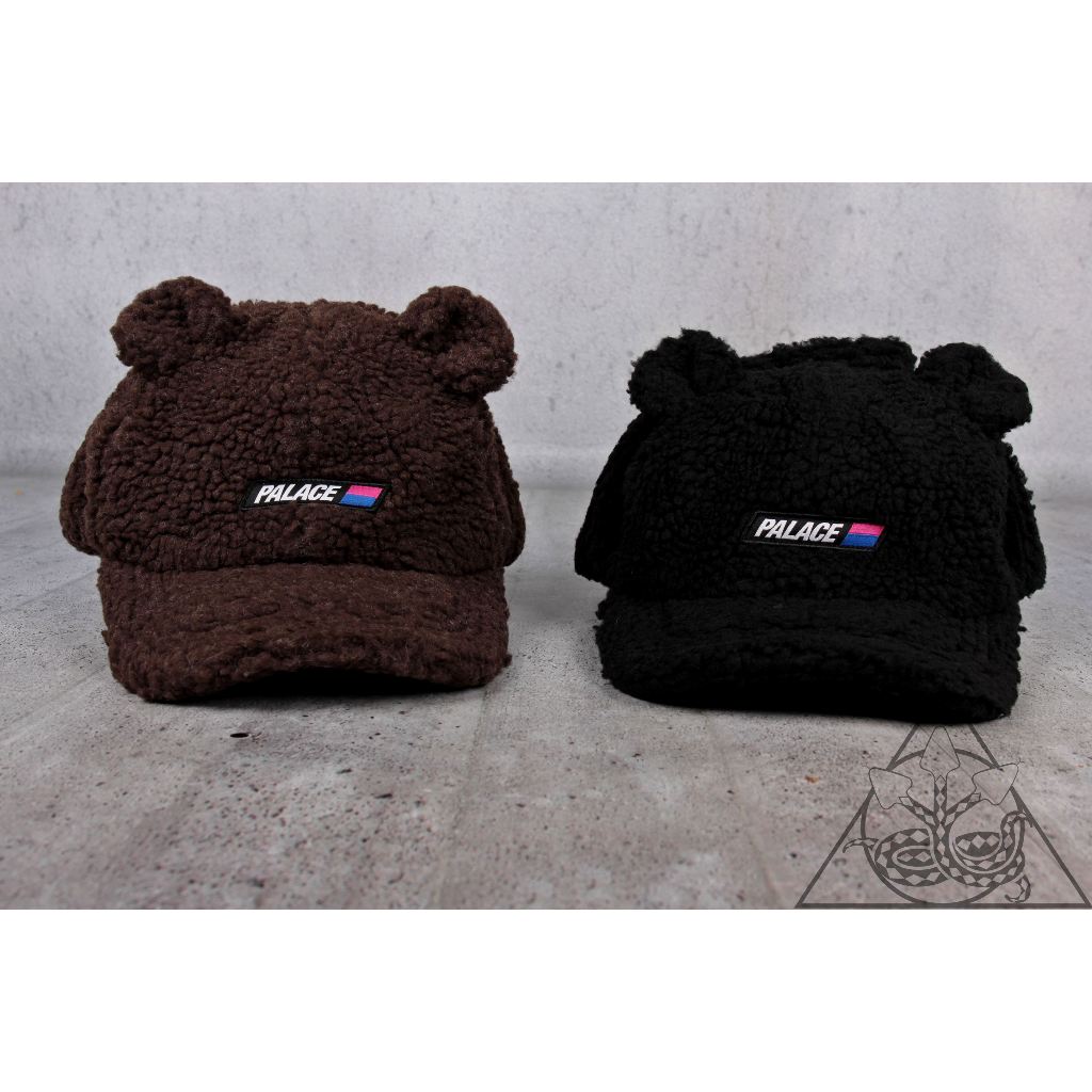 Palace Teddy ears earflapper Black L - 帽子